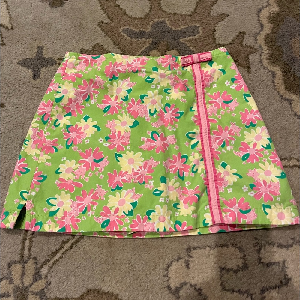 Girls Lilly Pulitzer skort, girls 8